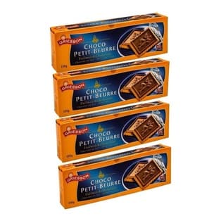 Kit 4 Biscoito Chocolate Alemão Petit Beurre Griesson 150g - Chocolate Alemão Importado