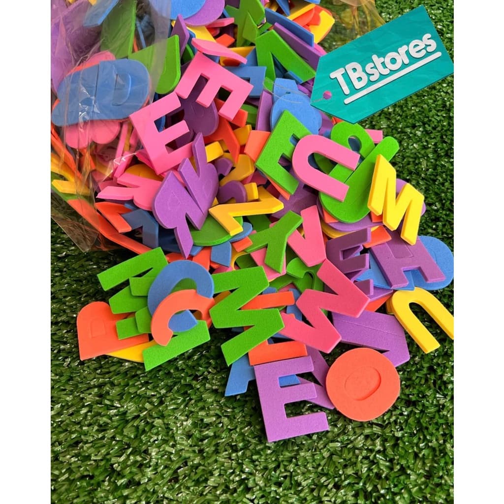 Pacote ALFABETO Móvel Educativo Em Eva Com 570 Peças - Brinquedo Educativo Escolar