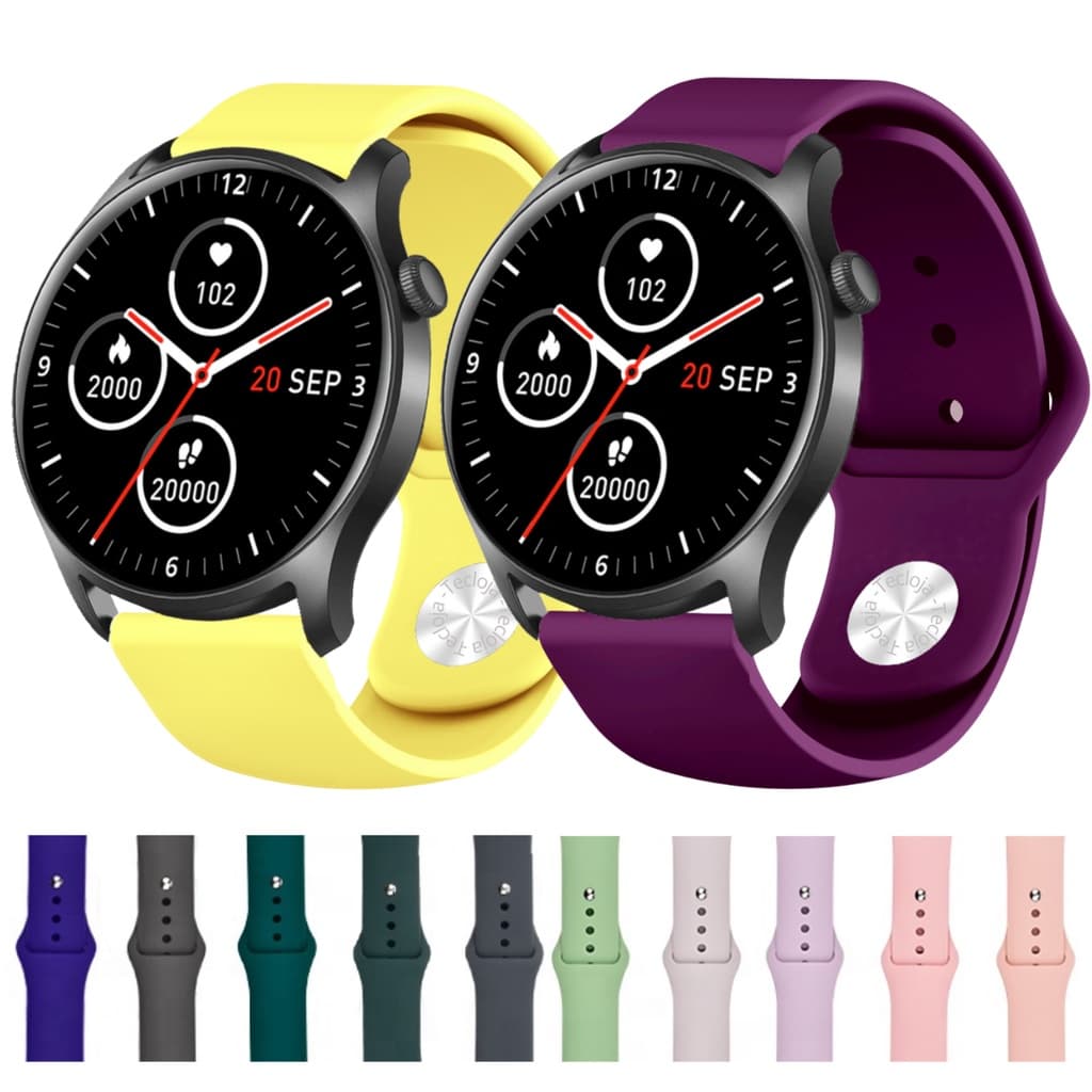 Pulseira Para Relógio Smartwatch Colmi Sky 8, Pulseira Para Smartwatch Colmi Céu 8, Pulseira 22mm Silicone Engate Rápido