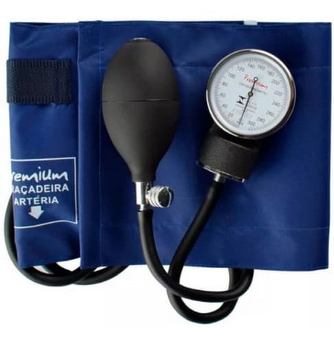 Esfigmomanômetro Aparelho Pressão Arterial Manual + Brinde
