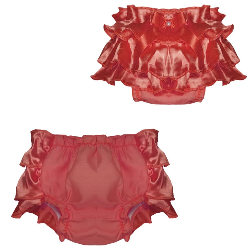 Calcinha  infantil Tapa Fralda com babados Luxo