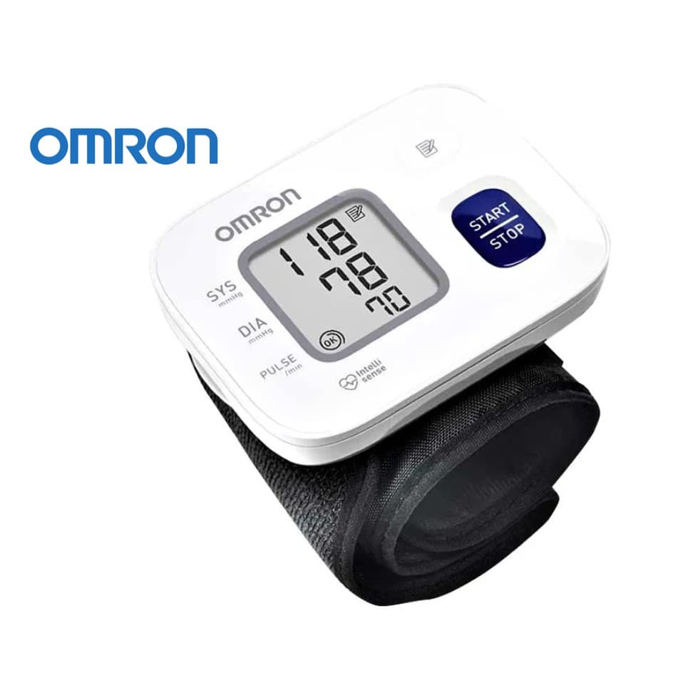 Aparelho Medidor de Pressao arterial Digital de pulso  Kit Enfermagem Omron