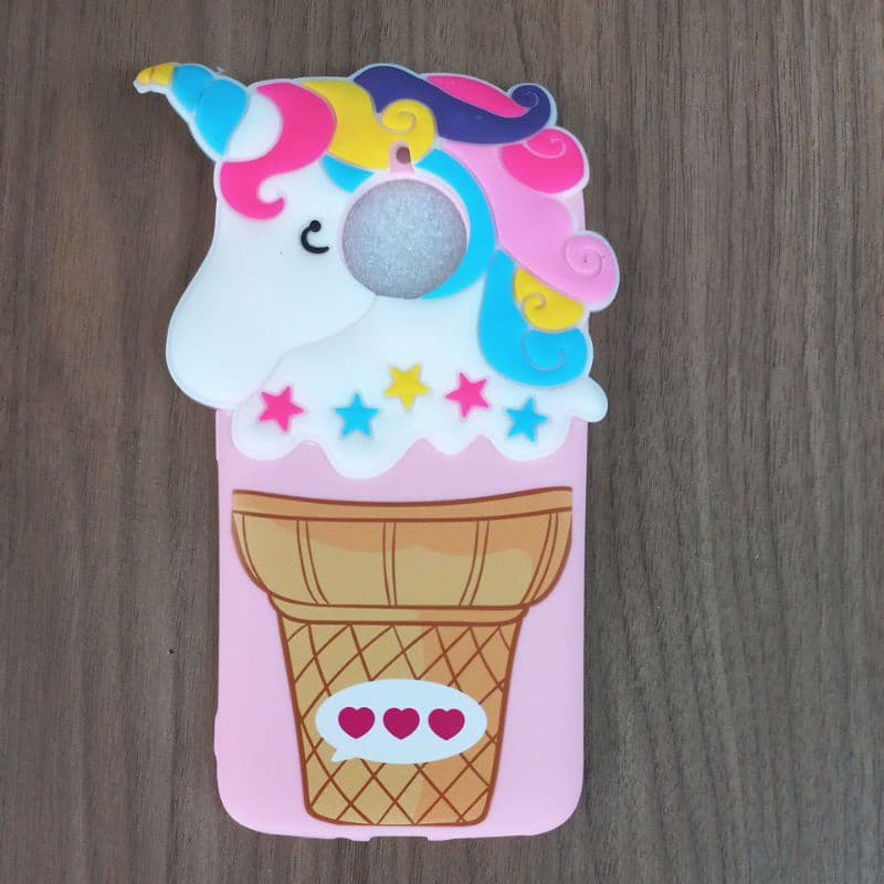 Capa de celular Motorola moto  ** G5S  ** - capinha unicórnio ice cream infantil Moto g5s
