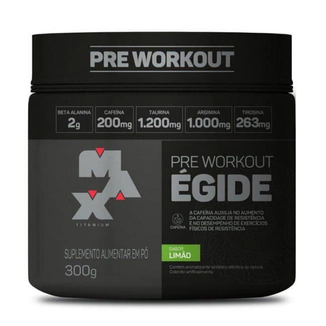 Pré treino Égide 300G Limão - Max Titanium - Pre Workout