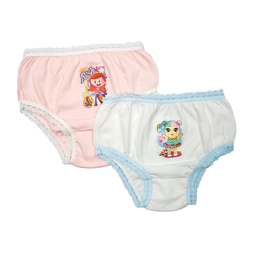 Kit Com 2 Calcinhas Tampa Fralda Roupa Bebê Infantil Algodão
