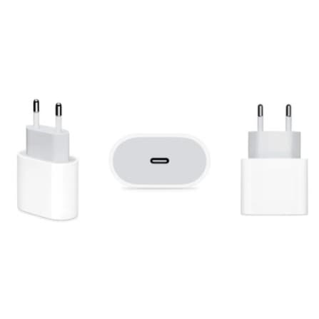 Carregador Celular Rápido Turbo Max Usb-C Tipo C iOS + Fonte Tomada 20W Kit Charging