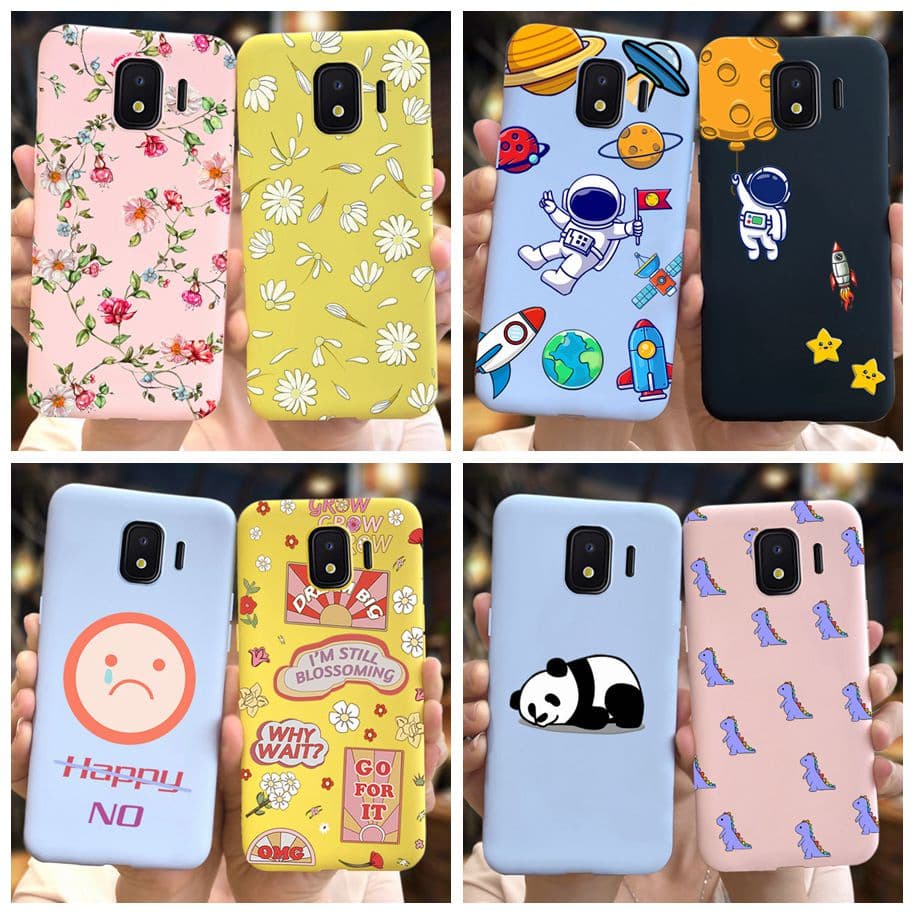 Capa De Silicone Flexível Fosca Para Samsung Galaxy J2 Core Samsung J2Core 2018 2020 Sm-J260Y J260G