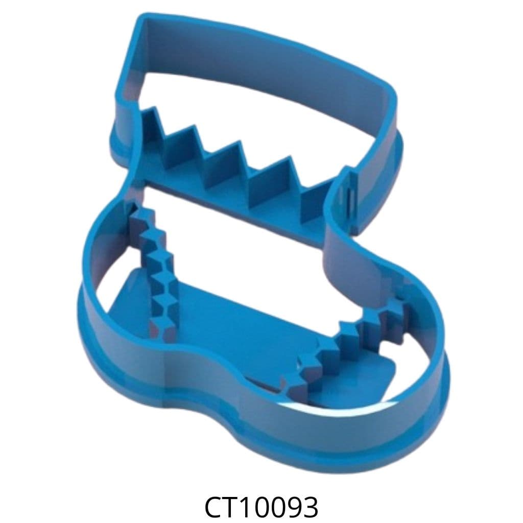Cortador de Biscoito 3D Pasta Americana Biscuit Massinha de Modelar Bota Papai Noel CT10093