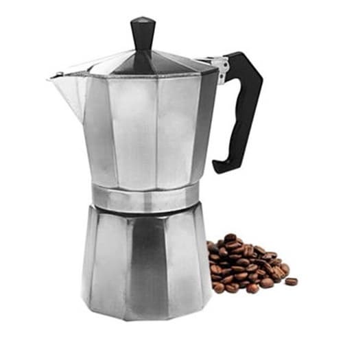 Cafeteira Italiana Moka 6 Xícaras de Café Expresso 300ml em alumínio