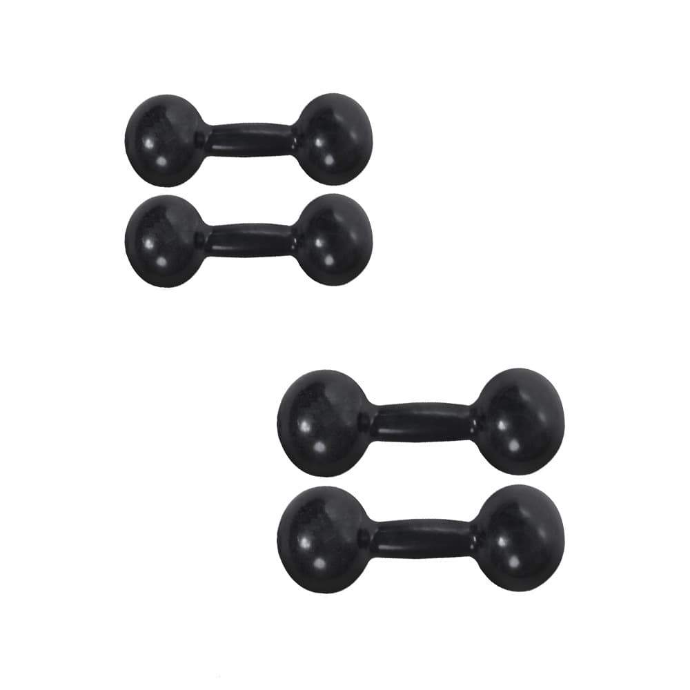 Kit Pares De Halteres Emborrachados 2 kg + 4 kg Treino Fitness