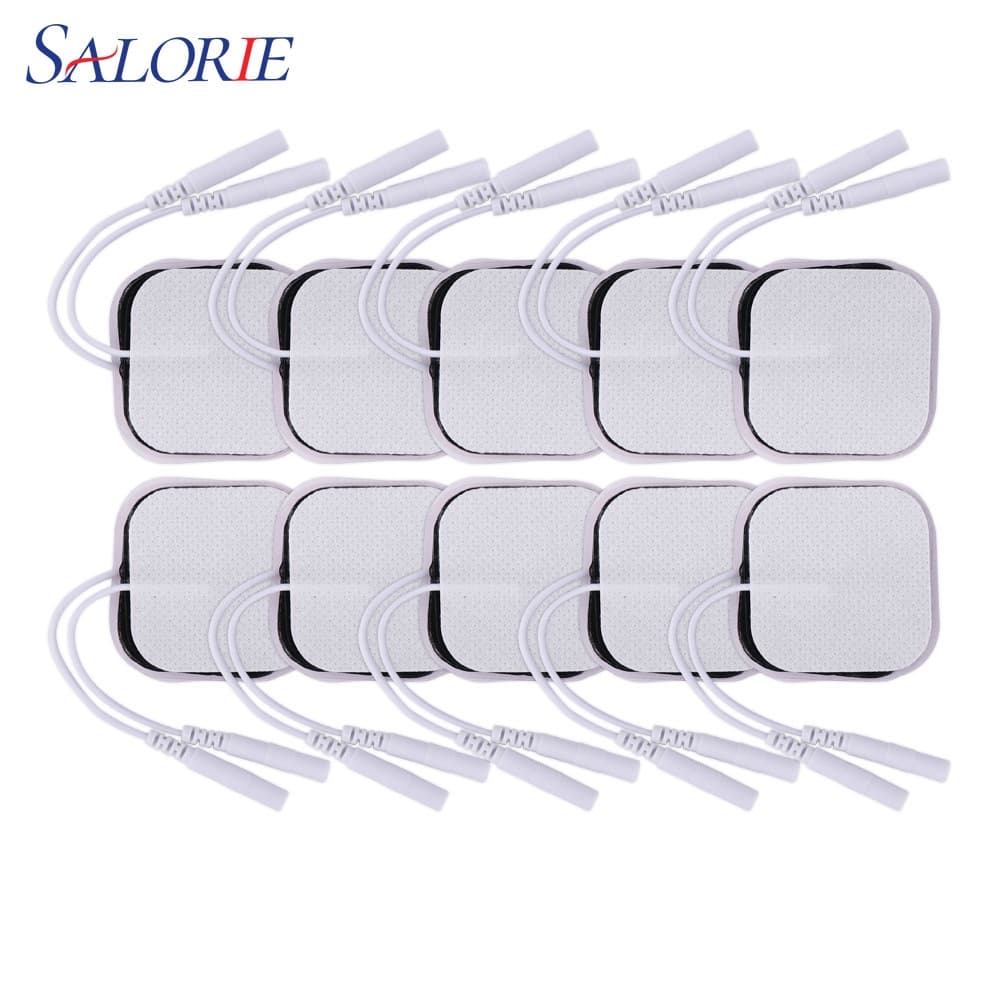 Salorie 10/20/30 Peças Eletrodos Adesivos Fisioterapia Massagem Tecido Eletrodo Almofada Massageador Muscular