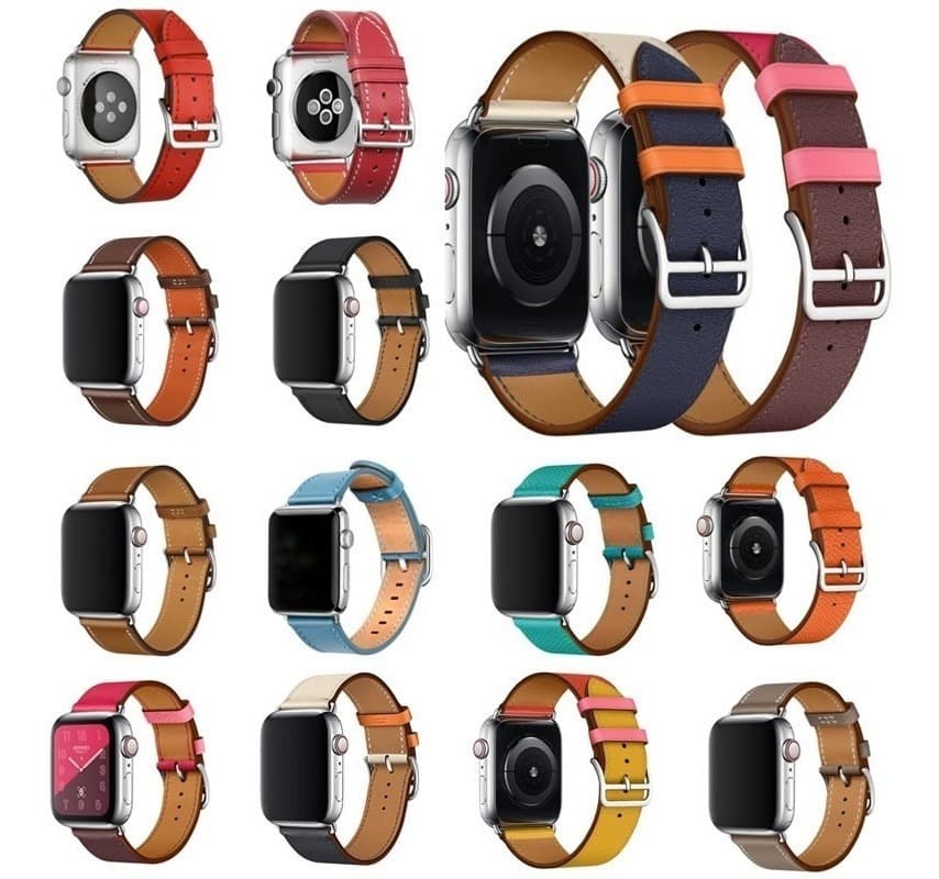 Pulseira Heras Couro Para Apple Watch Iwo Relogio Smartwatch 38mm 40mm 41mm 42mm 44mm 45mm Series 1 2 3 4 5 6 7 8