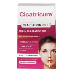 Sérum Clareador Vitamina C Rosto Colo e Pescoço 30ml Cicatricure