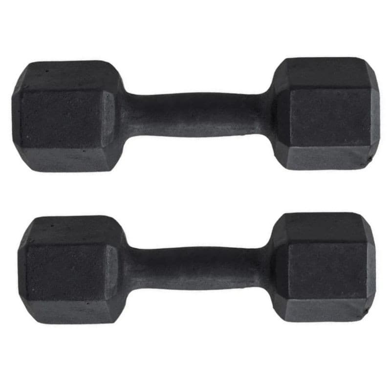 Halter halteres peso academia 4kg sextavados pintado o par 8kg
