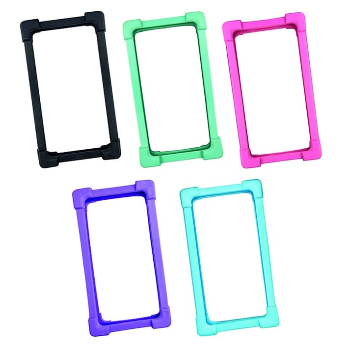 Kit 5 Capinhas de Celular Universal Anti-Impacto, Elástica, Bumper