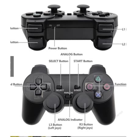 Controle Sem Fio Para Ps2 P2 De Video Game