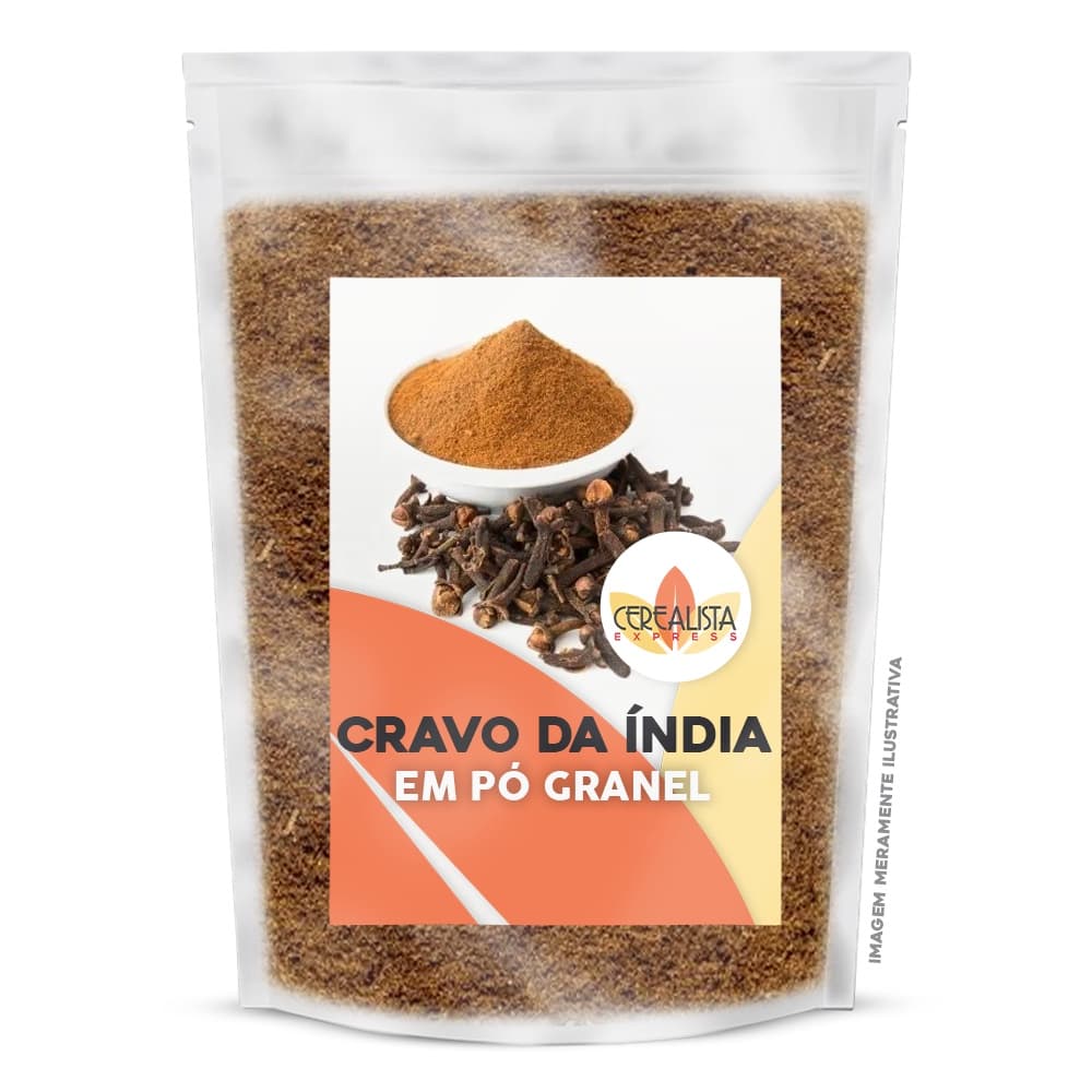 Cravo Da India Em Pó Pura Premium a Granel Condimento Culinário Tempero Natural