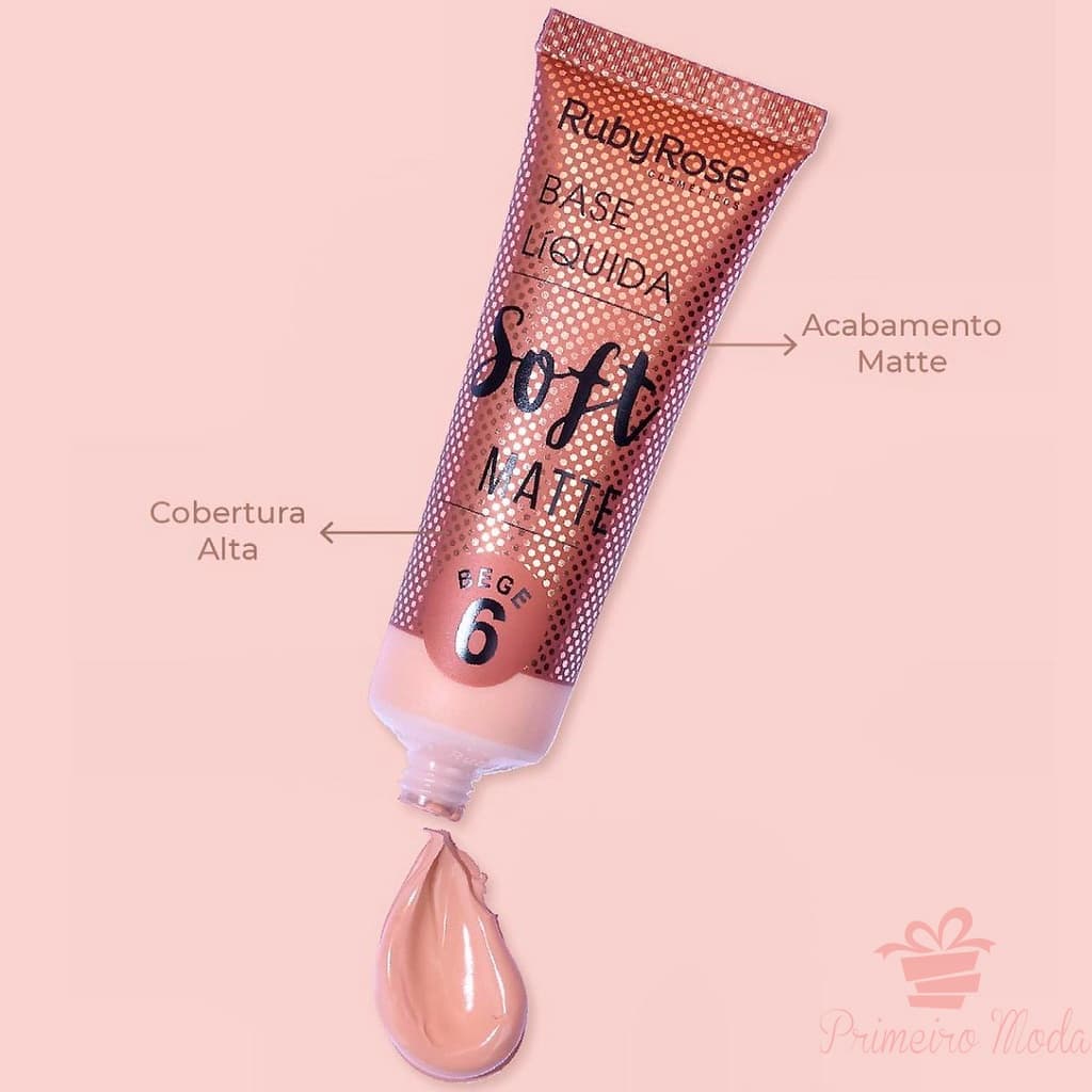 Base Liquida Matte Soft Ruby Rose Para Maquiagem Bege Group 2