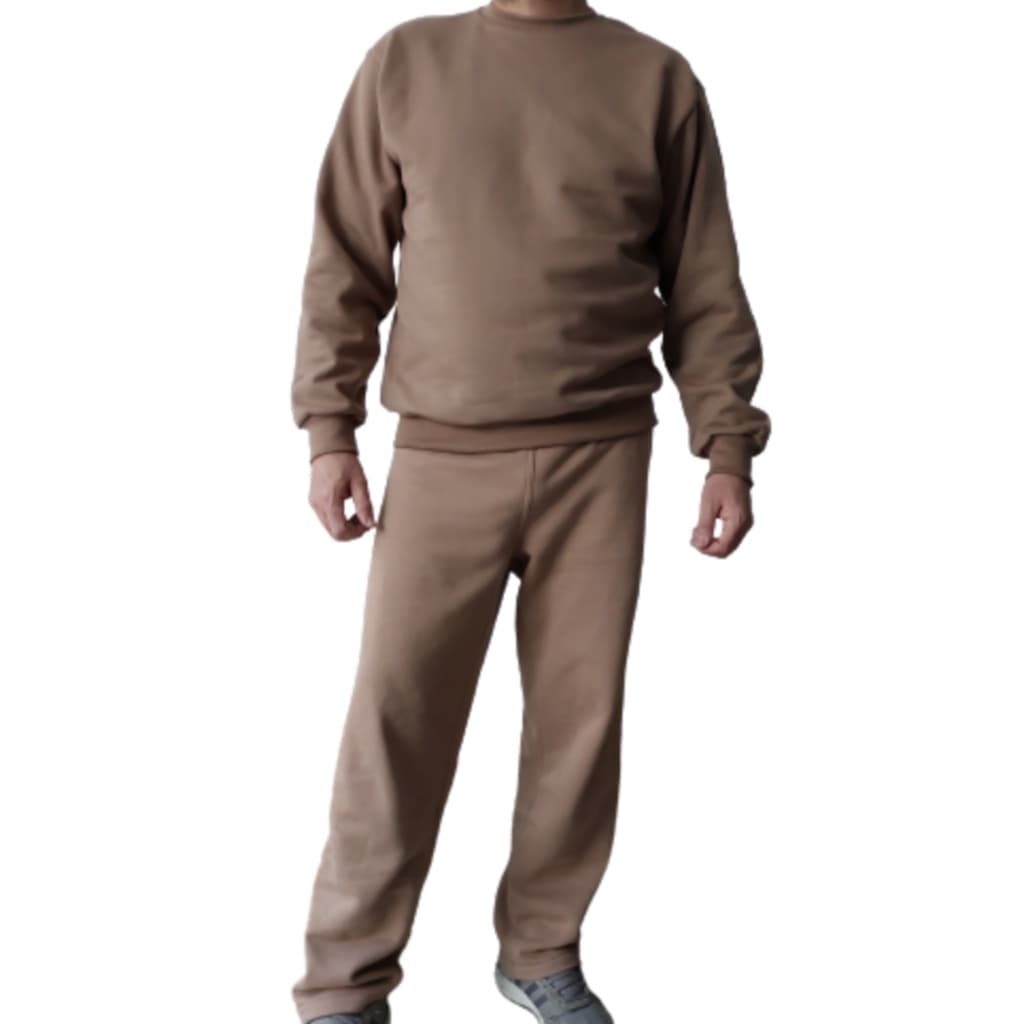 Kit Cdp Calça Moletom + Blusão Moletom Com Felpa Promoção Preso Detento Cadeia