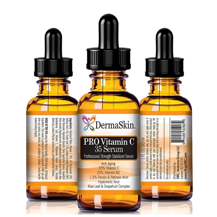 COMPLEXO 8X1 Pro Vitamina C 35% com Anti-Aging, Vitamina B3, Ferulico - 30 ML