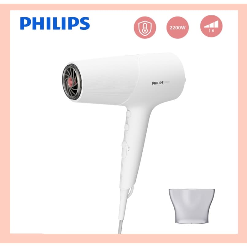 PHILIPS BHD500/09 2200W Secador De Cabelo Thermo Shield Cuidados Com Os Cabelos Profissional Iônico