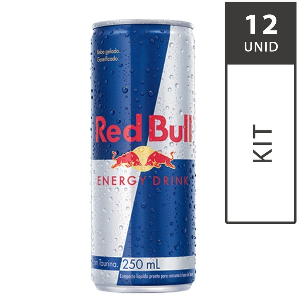 Energético Red Bull Energy Tradicional Original 250ml Pack Com 12 Latas Envio Imediato