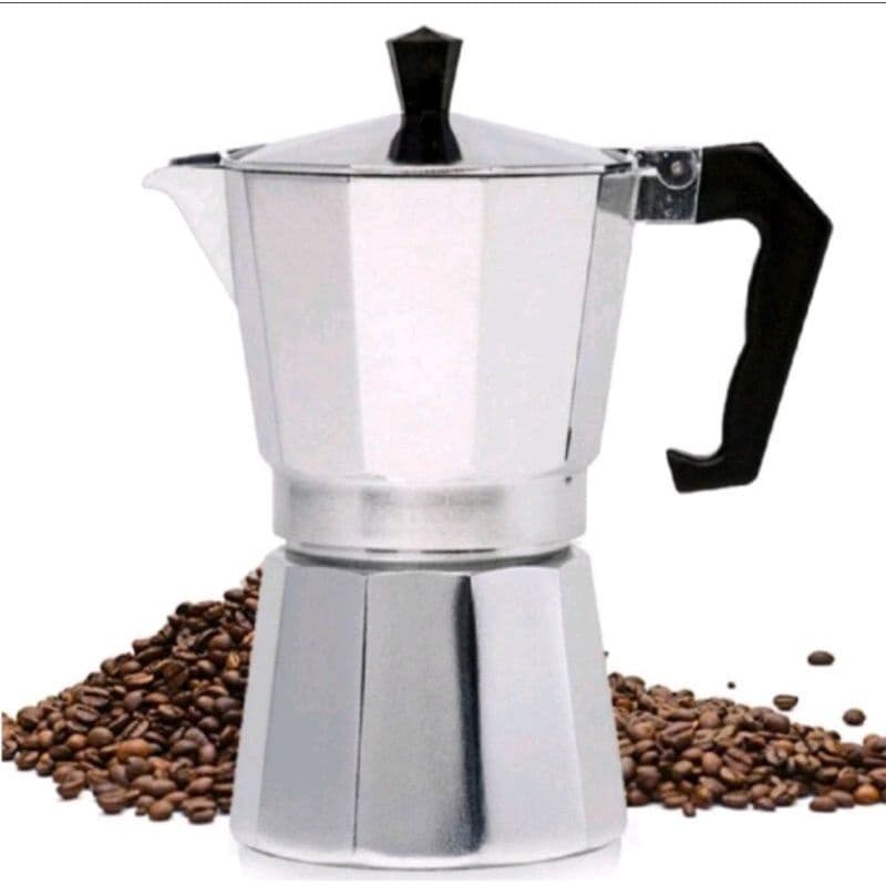 Cafeteira Italiana 12/9/6 Xicaras Moka Café Expresso em Aluminio