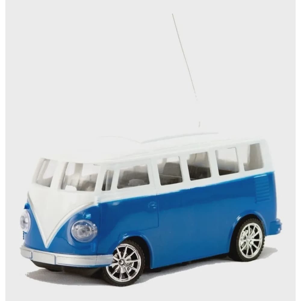 Carrinho Clássico de Controle Remoto Kombi  (Azul)