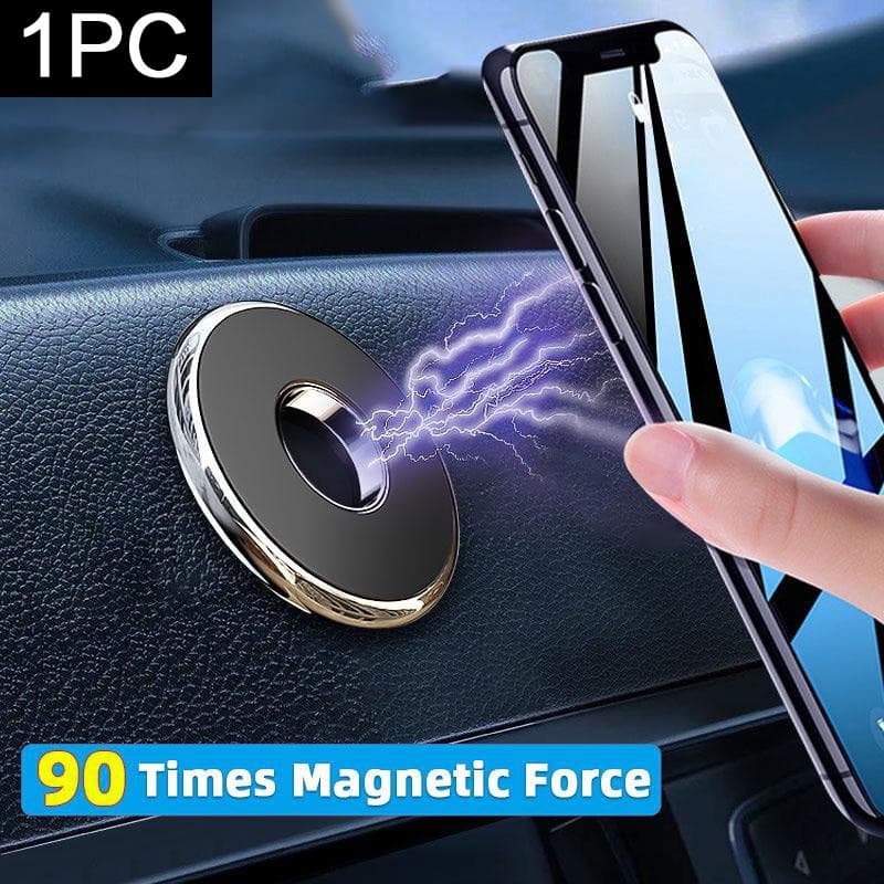 1PC Suporte Do Telefone Carro Magnético Painel Mini Forma Redonda Ímã Montagem Para Parede Adequado O Móvel
