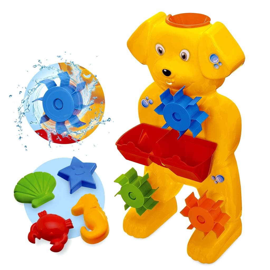 Brinquedo Aqua Dog Cachorro Com Forminhas Praia Brincar - Usual Brinquedos