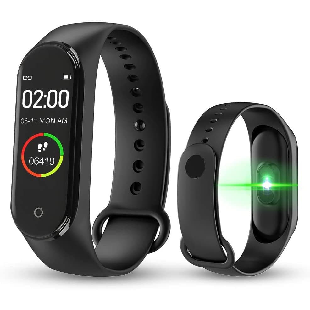 Relógio Pulseira Inteligente Medidor De Batimentos Cardíacos Pressão Arterial  Smartwatch