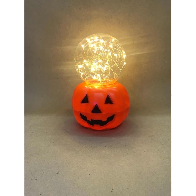 Luminária Led Abóbora/caveira Decoração Halloween Festa-01 Unidade/Led irá Sortido GA 