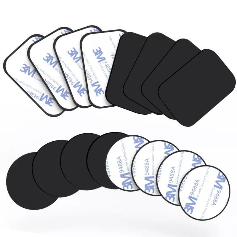 5 Pcs Placa De Metal Adesivo Para Suporte Do Telefone Carro Magnético Universal Disko De Folha De Ferro De Montagem Ímã Móvel Smartphone Celular