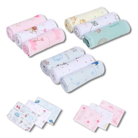 Faixa Umbilical para Bebê Recém Nascido Kit com 3 unidades Grande 100% Algodão Flanelado Macio