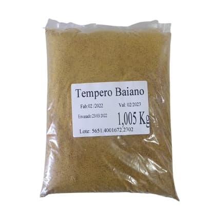 Tempero Baiano 1Kg mix de temperos