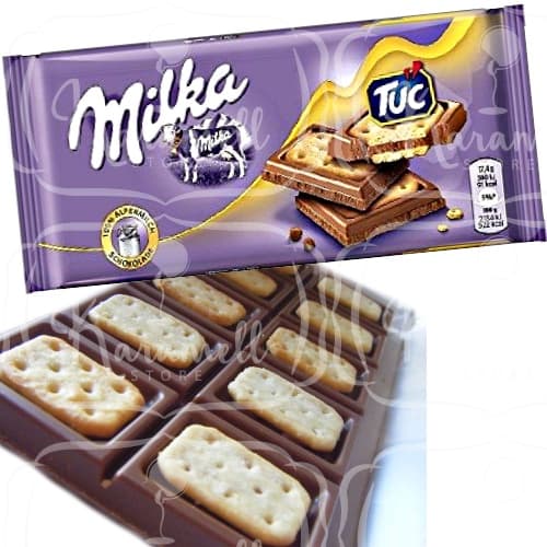 Milka Tuc - Chocolate ao Leite & Biscoito - Importado da Hungria - 87g