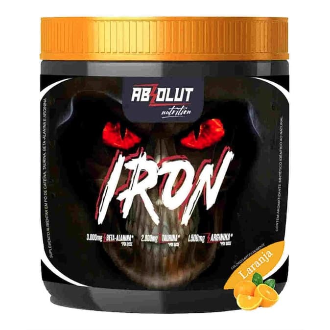 Pre Treino IRON Laranja 300g