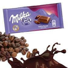 Milka Extra Cocoa - Chocolate Meio Amargo - Importado Da Polônia