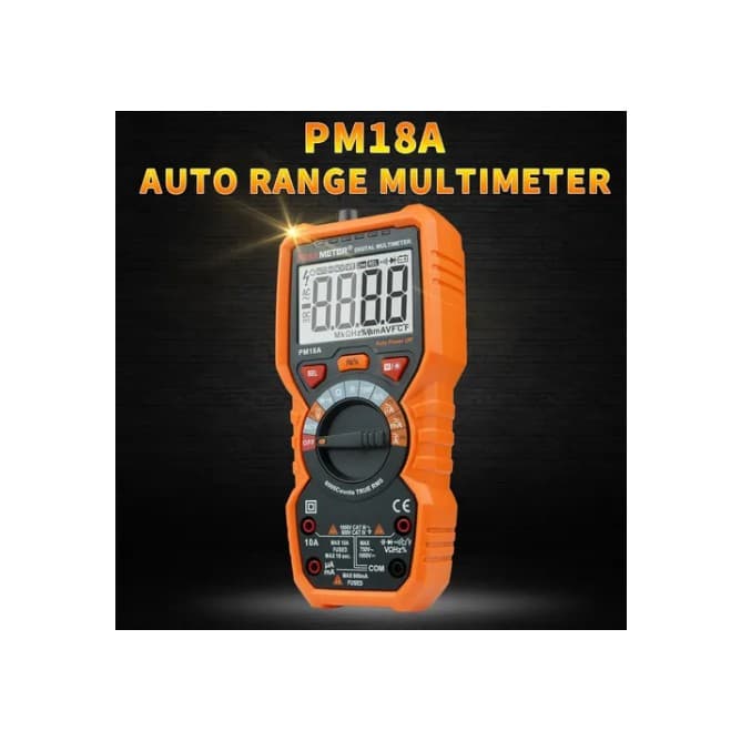 Multímetro Digital Peakmeter Pm18a True Rms - No Brasil