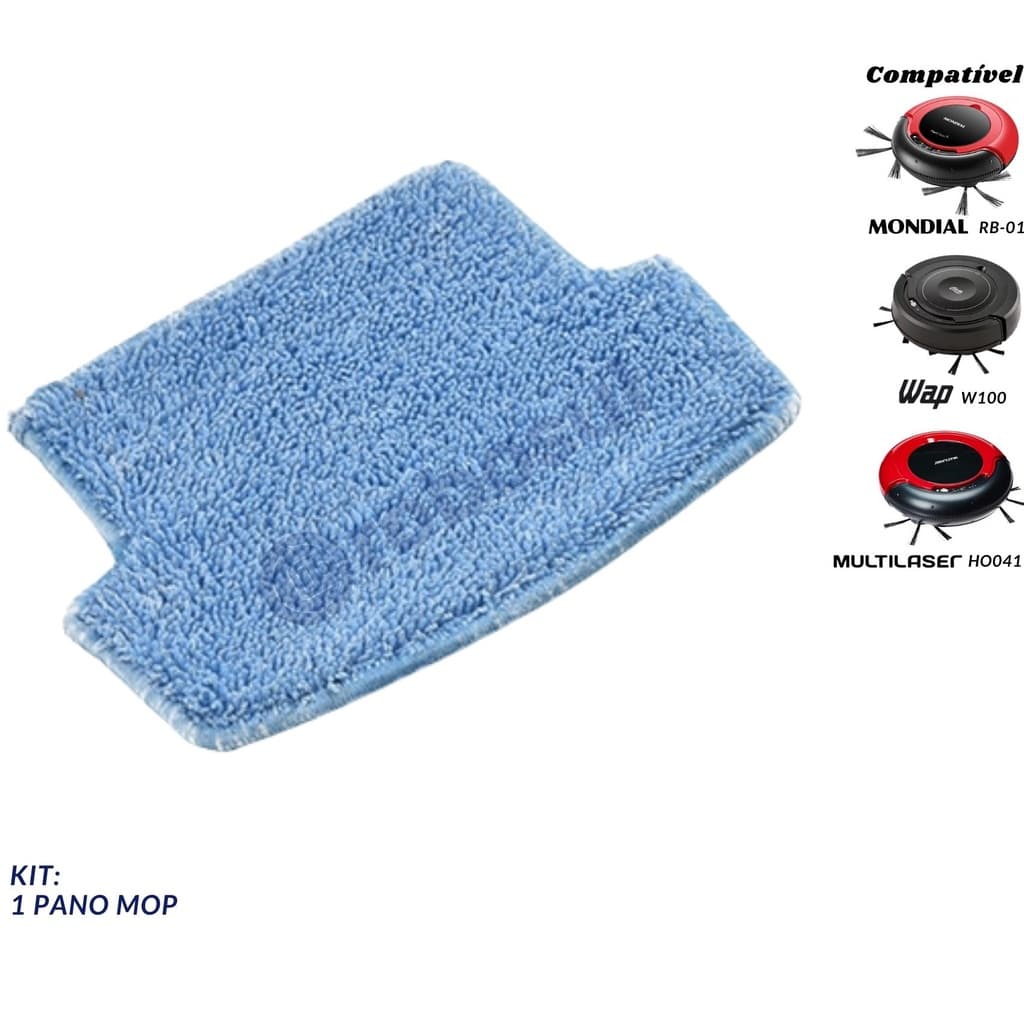 Pano Mop Robo Aspirador Multilaser HO041 / Mondial Rb01 / WAP W100 / Obaduster