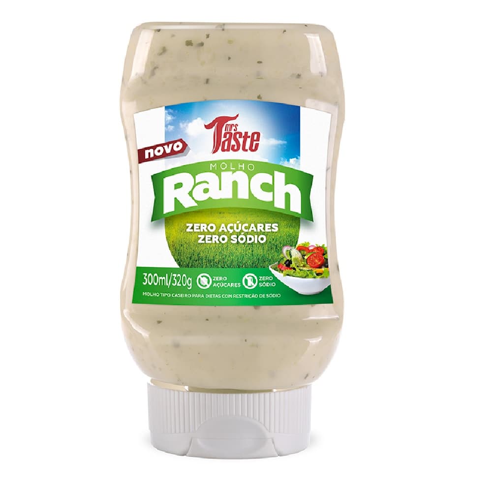Molho Ranch (Zero Sódio) - Mrs Taste 300ml