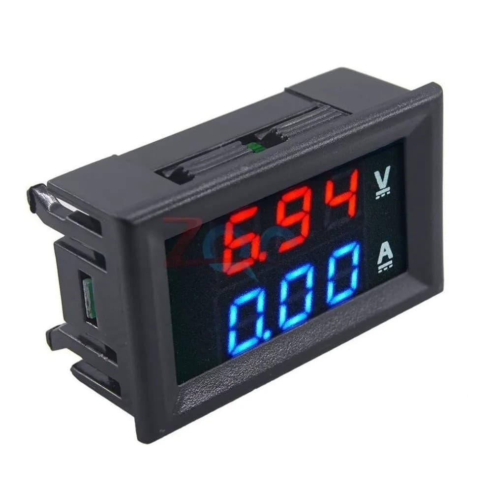 Mini Digital Voltímetro Amperímetro  Dc 100 V 10a