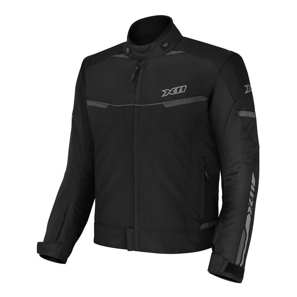 Jaqueta para Motociclista Masculina X11 Modelo Guard 2 em tecido Poliester e proteções Removiveis