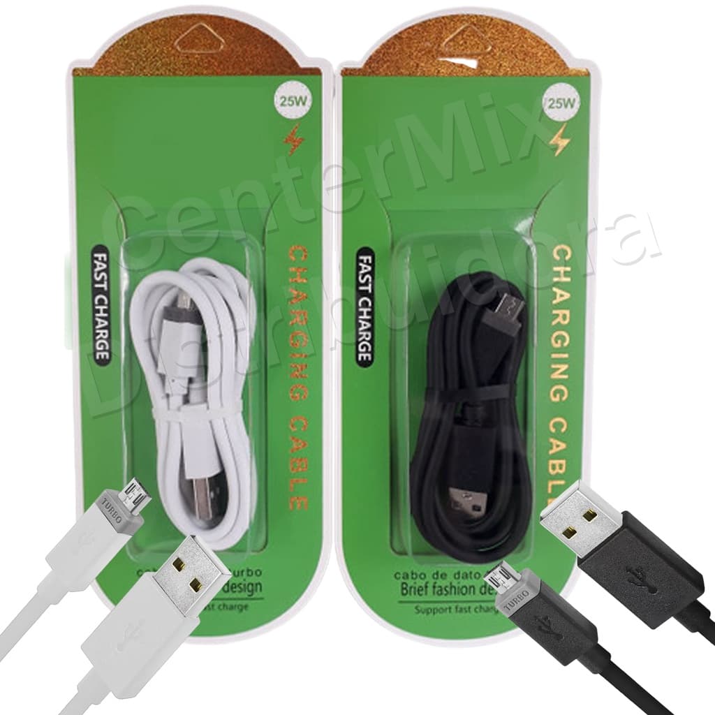 Cabo V8 Celular Carregador Usb Android Turbo Rápido
