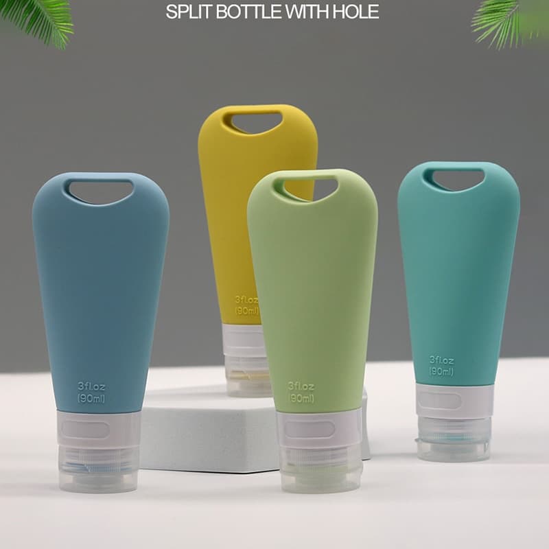 Shampoo/Frasco De Viagem De Silicone Com Orifício/Subbotting/Hidratante/Engarramamento