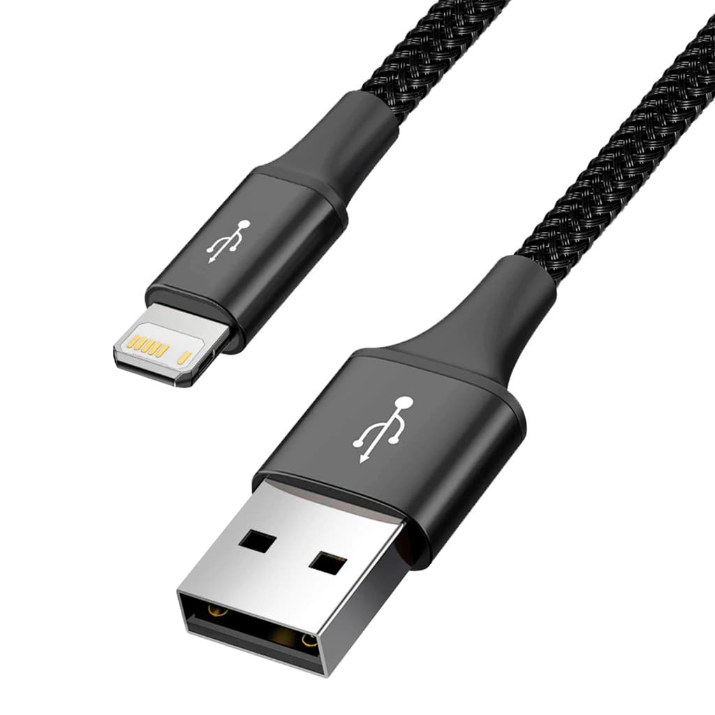 Cabo para Iphone 3 Metros Lightning Carregador Rápido Reforçado Dados Longo