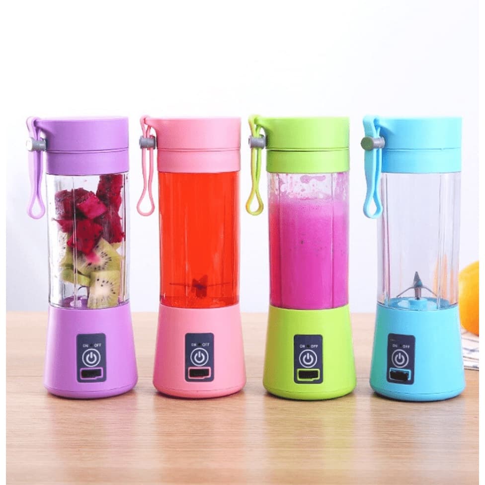 Mini Liquidificador Portátil 6 Lâminas Recarregável Potente Shake Juice Cup