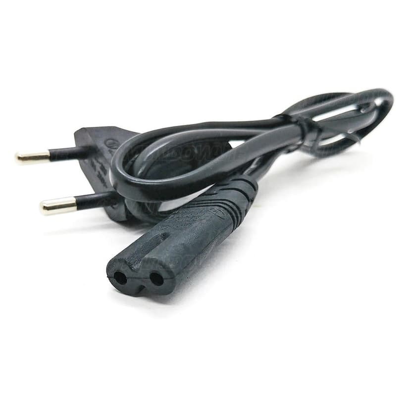 Cabo De Energia Bipolar Para PS3 PS4 Impressora TV Rádio 1,8 Metros