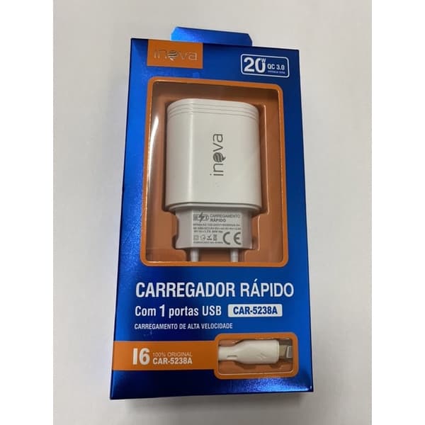 Carregadores Celular Rápido QC 3.0A Inova Entrada iPhone 01 Usb