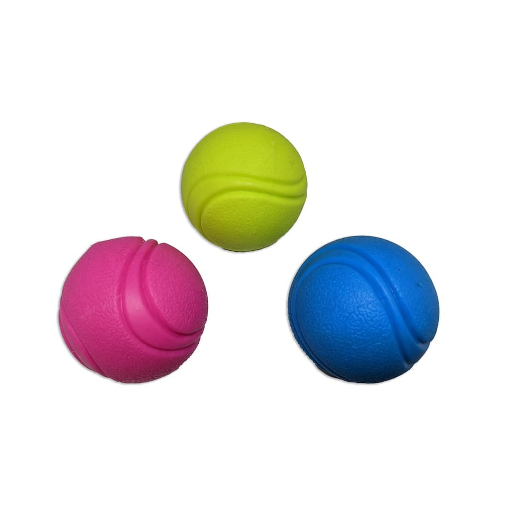 Brinquedo Bola Que Pula Borracha Maciça Dura Pet 6cm 5cm P/ Cães Cachorro